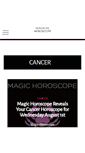 Mobile Screenshot of magichoroscope.com