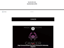 Tablet Screenshot of magichoroscope.com